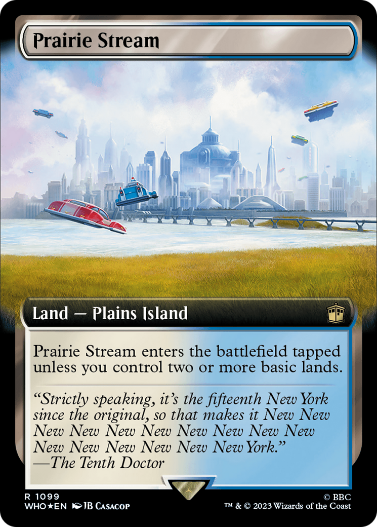 Prairie Stream (Extended Art) (Surge Foil) [Doctor Who] | Good Games Cannington