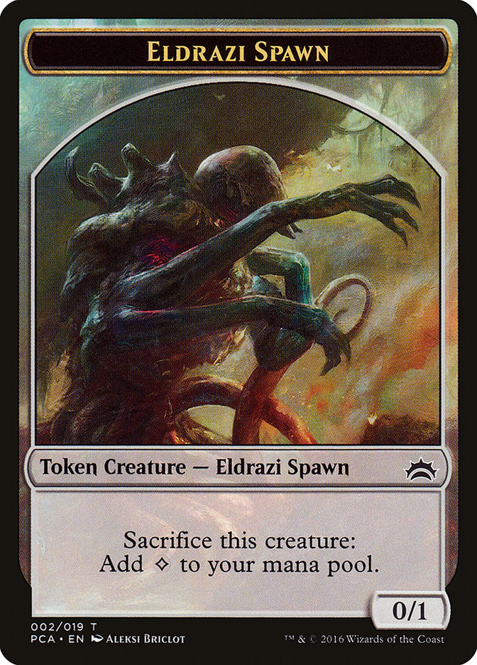 Eldrazi Spawn Token (002/019) [Planechase Anthology Tokens] | Good Games Cannington