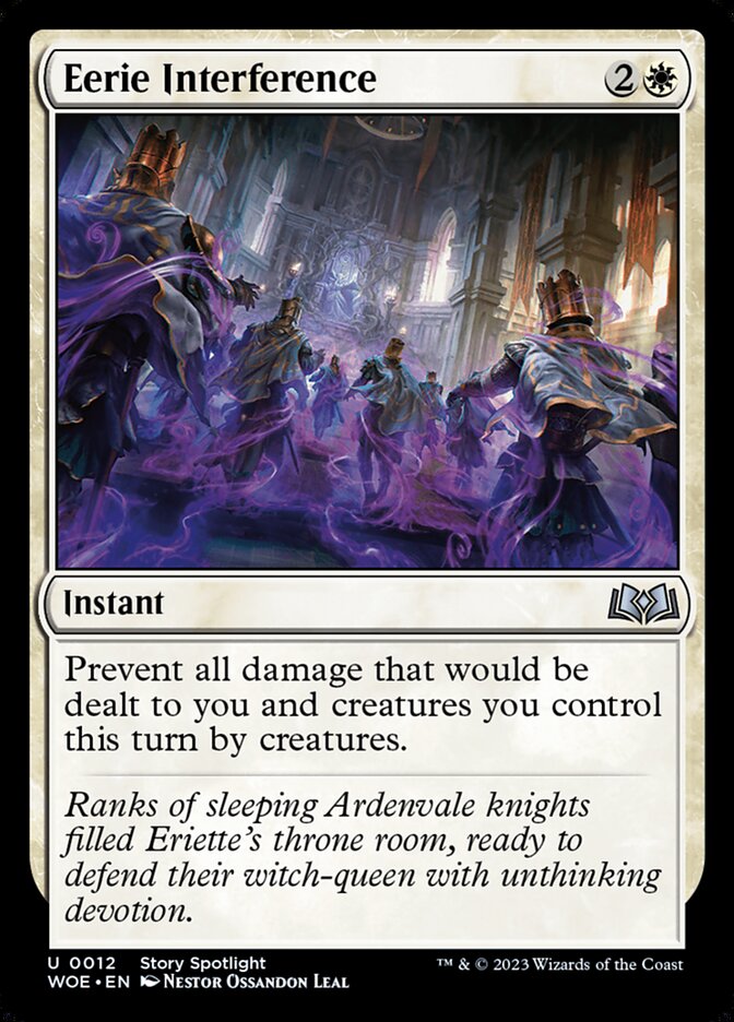Eerie Interference 12 (Wilds of Eldraine)  - Foil | Good Games Cannington