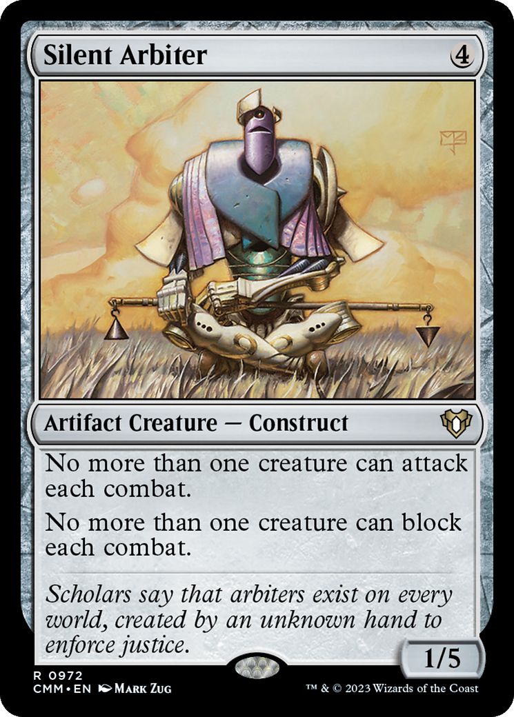 Silent Arbiter [Commander Masters] | Good Games Cannington