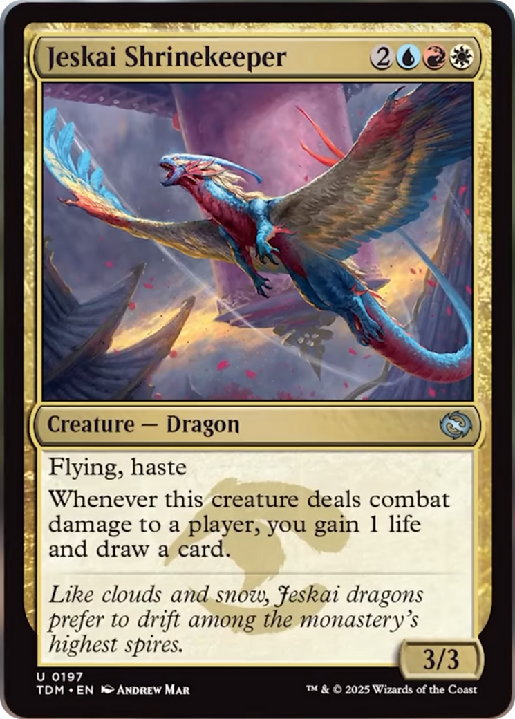 Jeskai Shrinekeeper [Tarkir: Dragonstorm] | Good Games Cannington