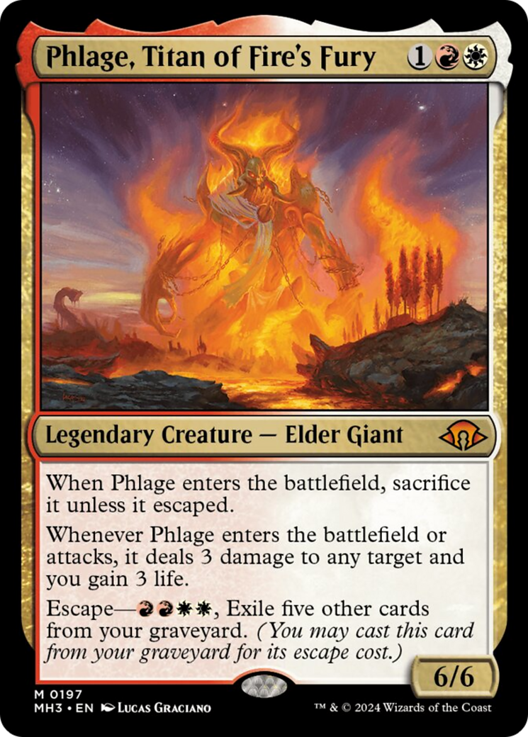 Phlage, Titan of Fire's Fury [Modern Horizons 3] | Good Games Cannington