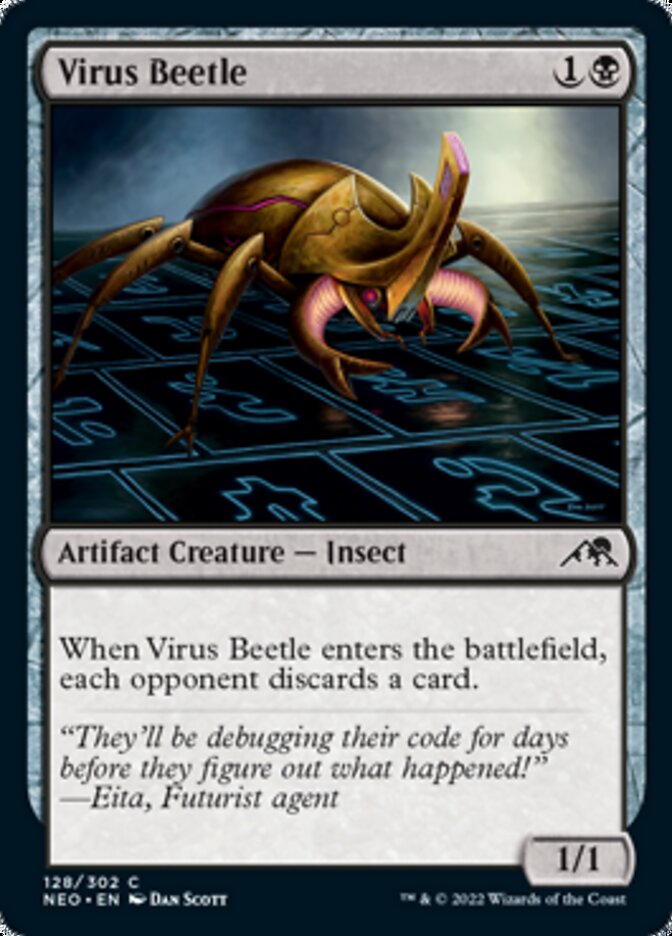 Virus Beetle [Kamigawa: Neon Dynasty] | Good Games Cannington