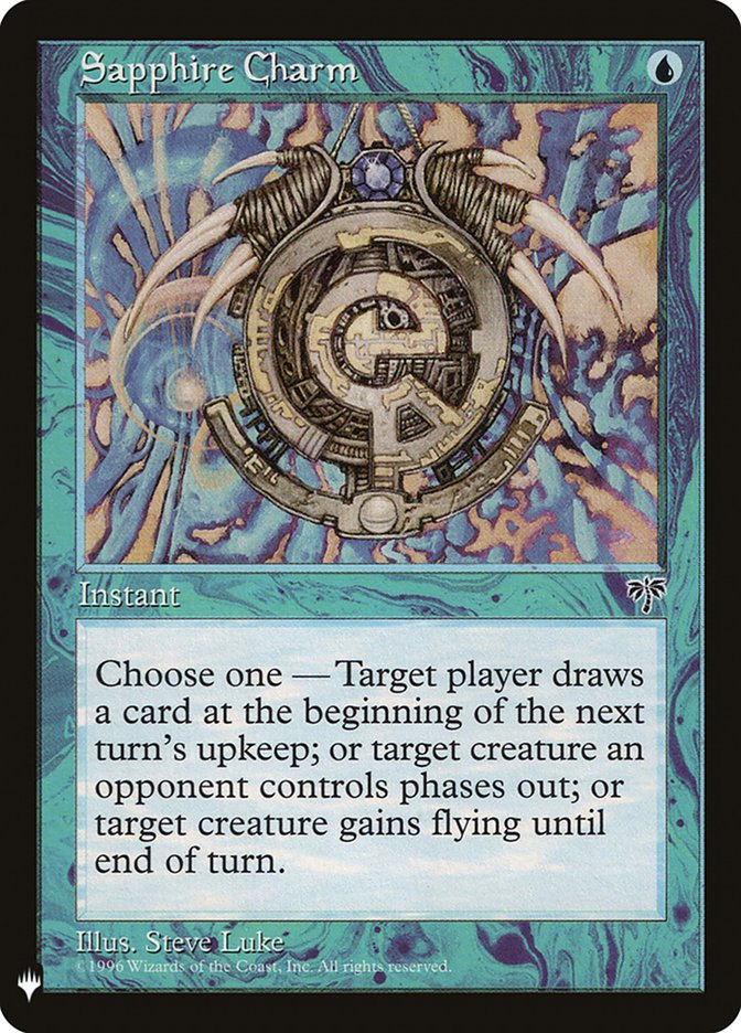 Sapphire Charm [Mystery Booster] | Good Games Cannington