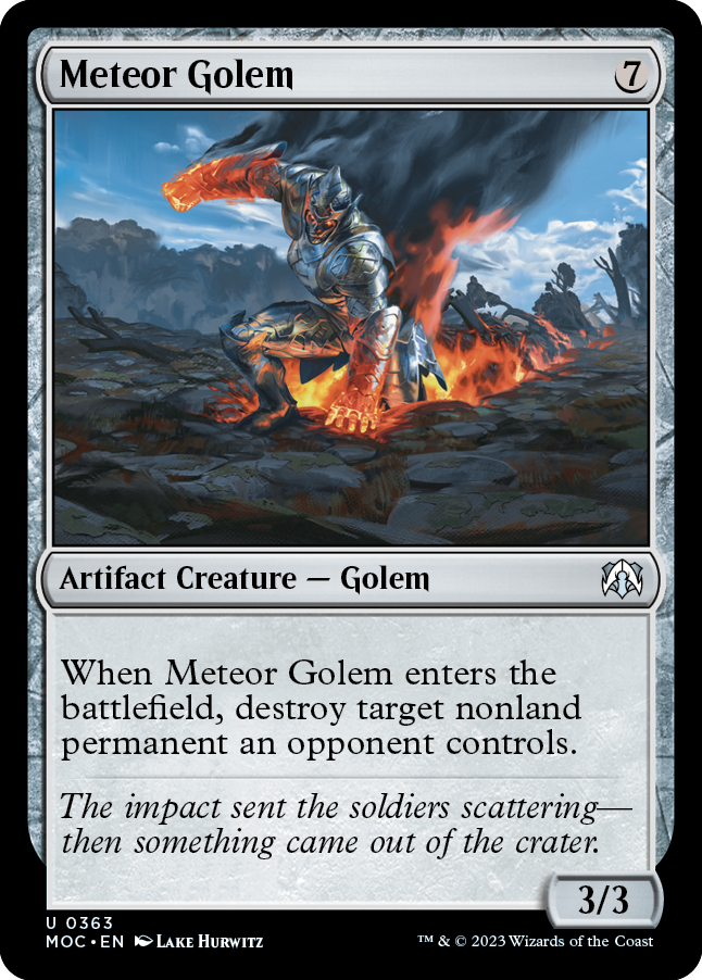 Meteor Golem [March of the Machine Commander] | Good Games Cannington