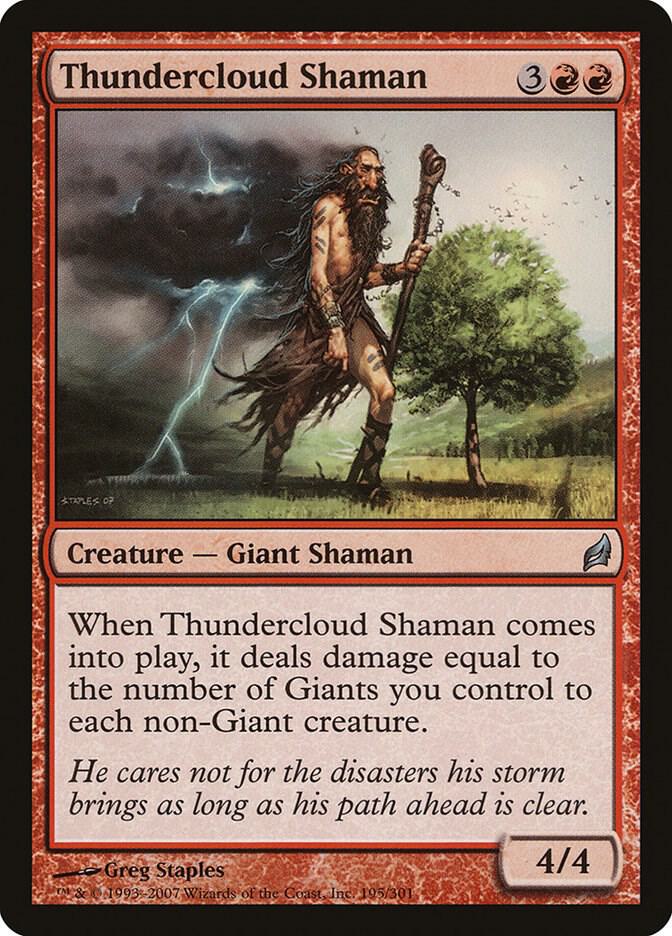 Thundercloud Shaman 195/301 (Lorwyn)  | Good Games Cannington