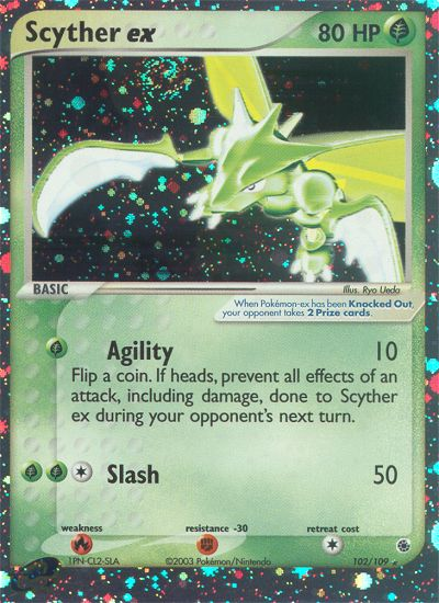 Scyther ex (102/109) [EX: Ruby & Sapphire] | Good Games Cannington