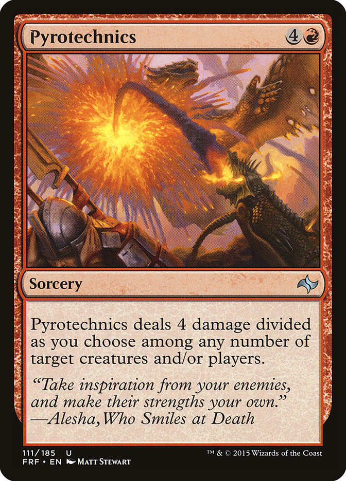 Pyrotechnics 111/185 (Fate Reforged)  | Good Games Cannington