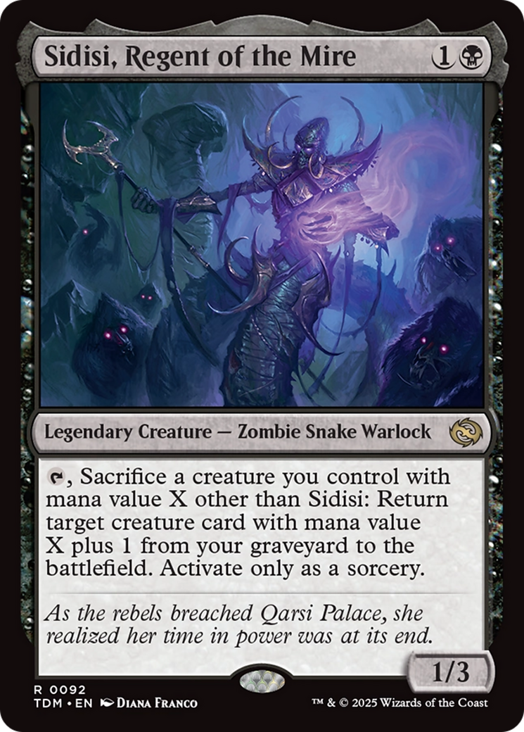 Sidisi, Regent of the Mire [Tarkir: Dragonstorm] | Good Games Cannington