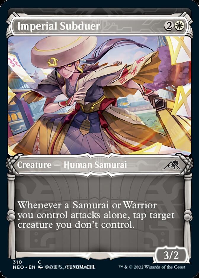 Imperial Subduer (Showcase Samurai) [Kamigawa: Neon Dynasty] | Good Games Cannington