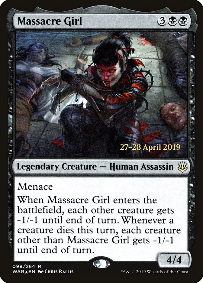 Massacre Girl [War of the Spark Prerelease Promos] | Good Games Cannington