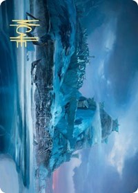 Port of Karfell Art Card (Gold-Stamped Signature) [Kaldheim Art Series] | Good Games Cannington
