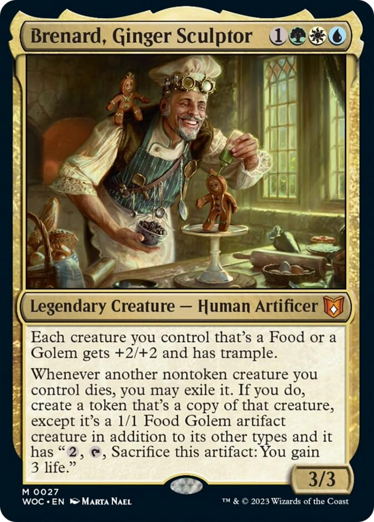 Brenard, Ginger Sculptor [Wilds of Eldraine Commander] | Good Games Cannington