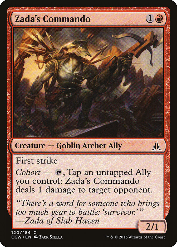 Zada's Commando 120/184 (Oath of the Gatewatch)  | Good Games Cannington