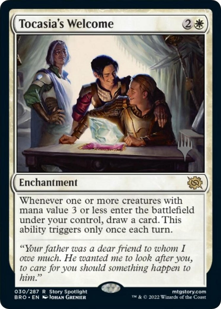 Tocasia's Welcome (Promo Pack) [The Brothers' War Promos] | Good Games Cannington