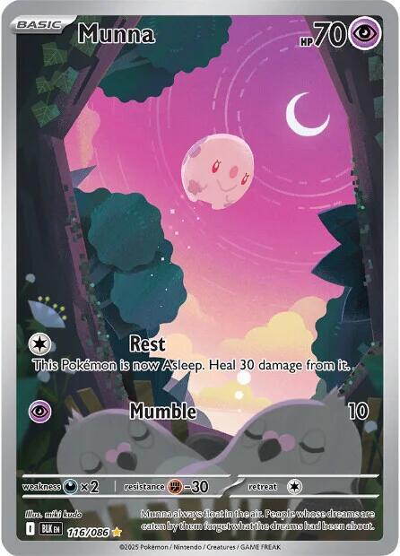 Munna 116/086 (SV: Black Bolt)  - Holofoil | Good Games Cannington