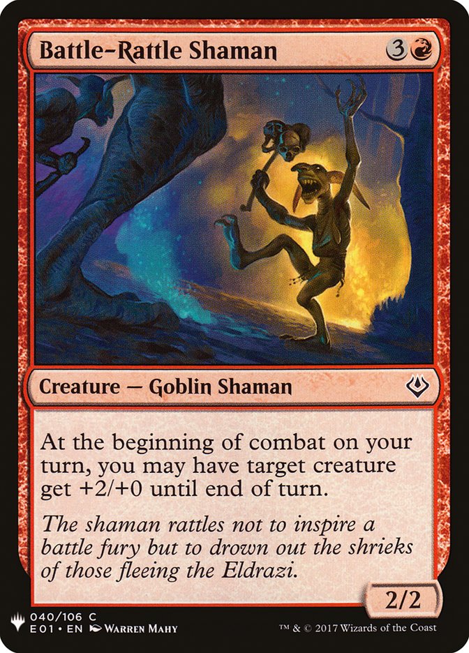 Battle-Rattle Shaman [Mystery Booster] | Good Games Cannington