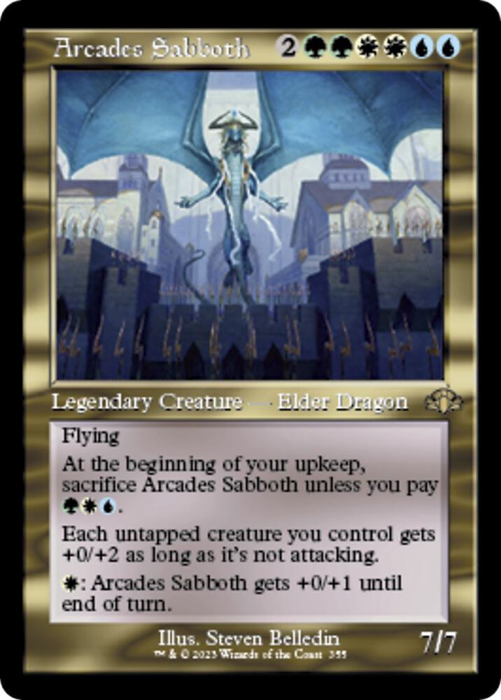 Arcades Sabboth Retro Frame 355 (Dominaria Remastered)  - Foil | Good Games Cannington