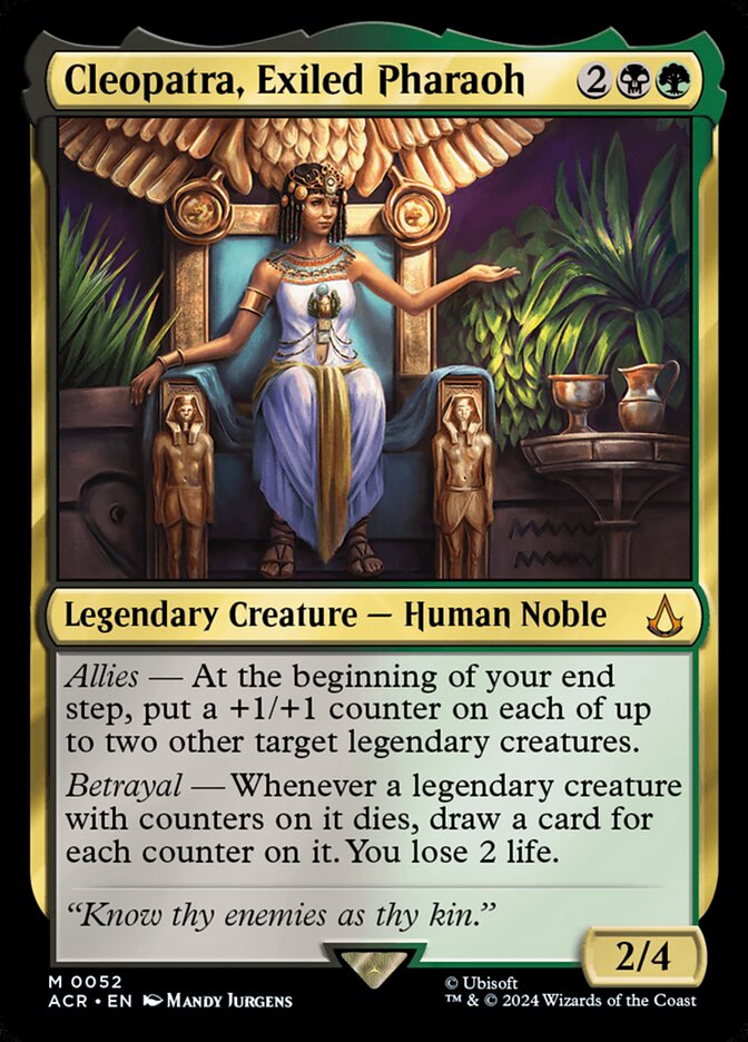 Cleopatra, Exiled Pharaoh 52 (Universes Beyond: Assassin's Creed)  | Good Games Cannington