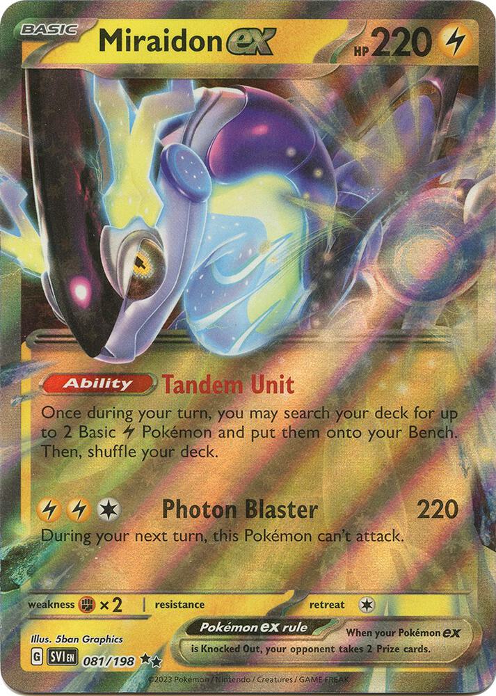 Miraidon ex 081/198 (SV01: Scarlet & Violet Base Set)  - Holofoil | Good Games Cannington