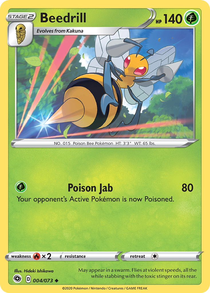Beedrill (004/073) [Sword & Shield: Champion's Path] | Good Games Cannington