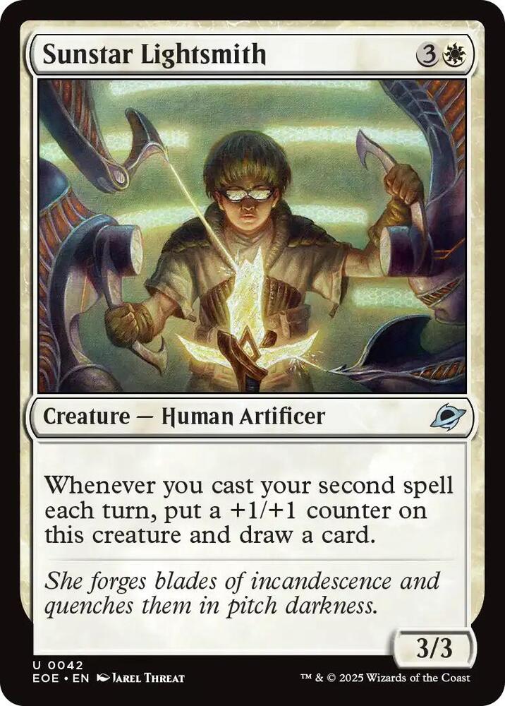 Sunstar Lightsmith 42 (Edge of Eternities)  - Foil | Good Games Cannington