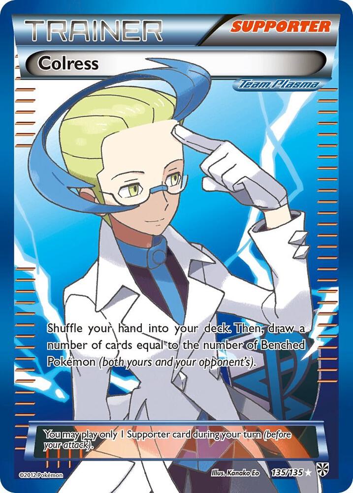 Colress Team Plasma 135/135 (Plasma Storm)  - Holofoil | Good Games Cannington