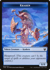 Human Soldier // Kraken Double-Sided Token [Theros Beyond Death Tokens] | Good Games Cannington