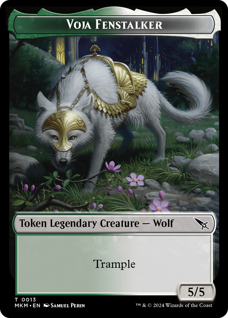 Detective // Voja Fenstalker Double-Sided Token [Murders at Karlov Manor Tokens] | Good Games Cannington