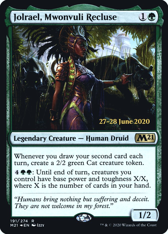 Jolrael, Mwonvuli Recluse [Core Set 2021 Prerelease Promos] | Good Games Cannington