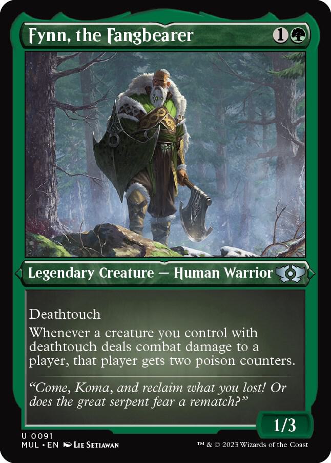 Fynn, the Fangbearer 91 (March of the Machine: Multiverse Legends)  - Etched Foil | Good Games Cannington