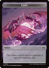 Karox Bladewing // Copy Double-Sided Token [Tarkir: Dragonstorm Commander Tokens] | Good Games Cannington