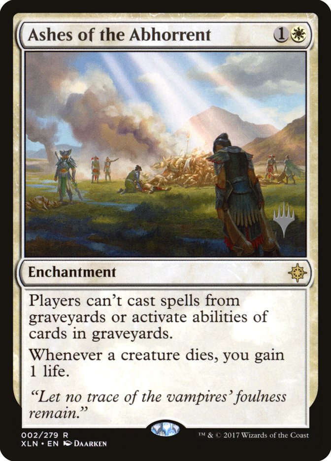 Ashes of the Abhorrent (Promo Pack) [Ixalan Promos] | Good Games Cannington