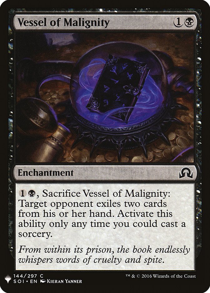Vessel of Malignity [Mystery Booster] | Good Games Cannington