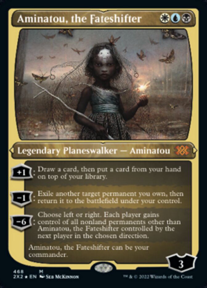 Aminatou, the Fateshifter (Foil Etched) [Double Masters 2022] | Good Games Cannington