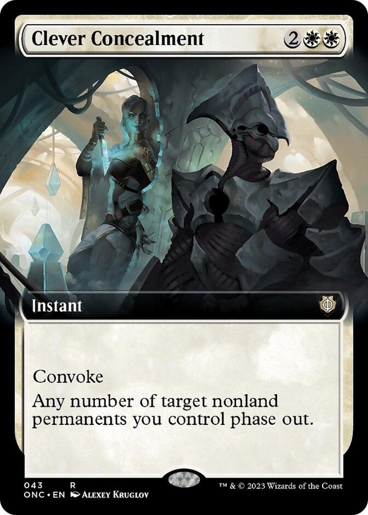 Clever Concealment (Extended Art) [Phyrexia: All Will Be One Commander] | Good Games Cannington