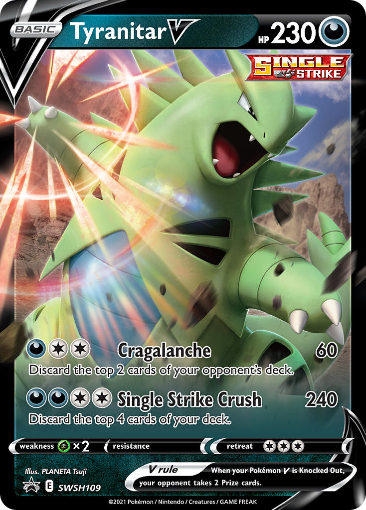 Tyranitar V (SWSH109) [Sword & Shield: Black Star Promos] | Good Games Cannington