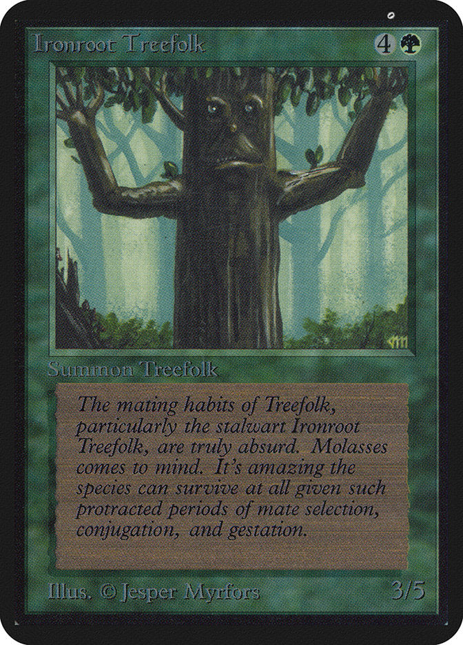 Ironroot Treefolk [Alpha Edition] | Good Games Cannington