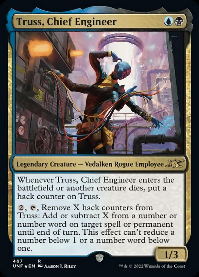 Truss, Chief Engineer (Galaxy Foil) [Unfinity] | Good Games Cannington