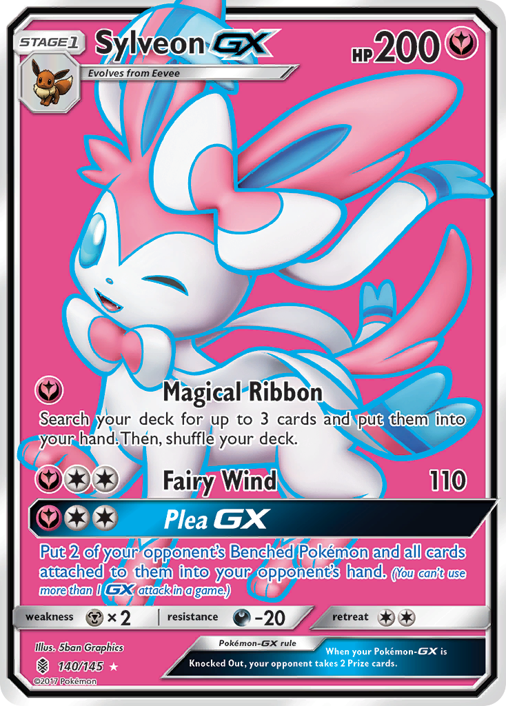 Sylveon GX (140/145) [Sun & Moon: Guardians Rising] | Good Games Cannington