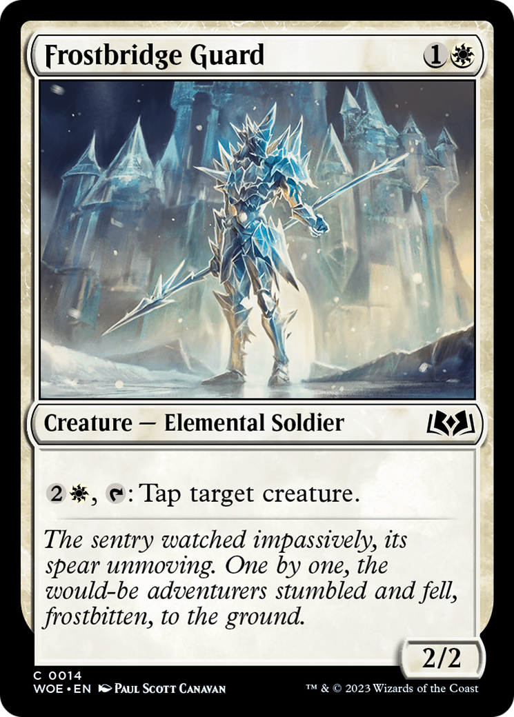 Frostbridge Guard [Wilds of Eldraine] | Good Games Cannington