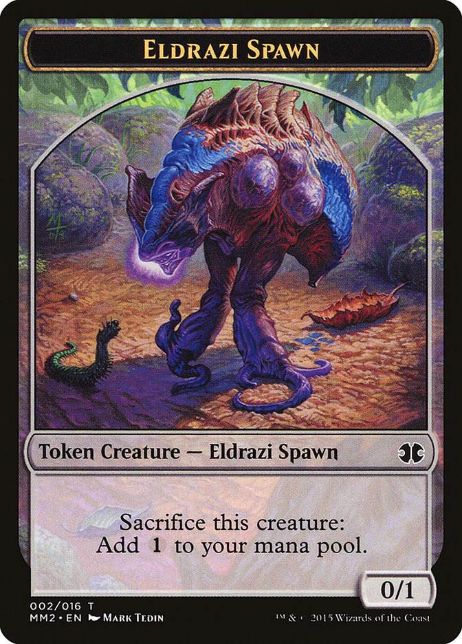 Eldrazi Spawn Token (002/016) [Modern Masters 2015 Tokens] | Good Games Cannington
