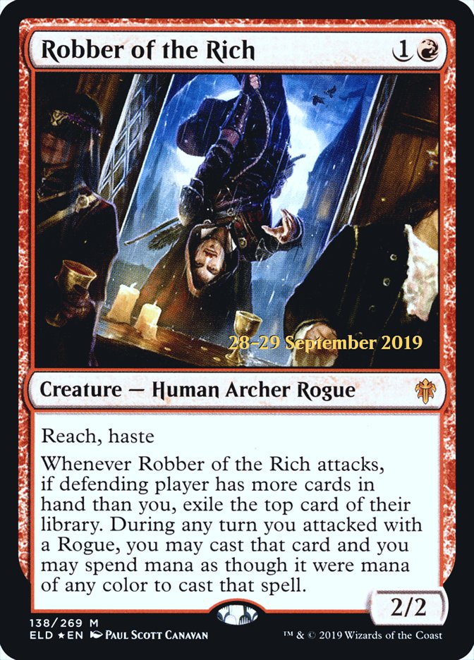 Robber of the Rich [Throne of Eldraine Prerelease Promos] | Good Games Cannington