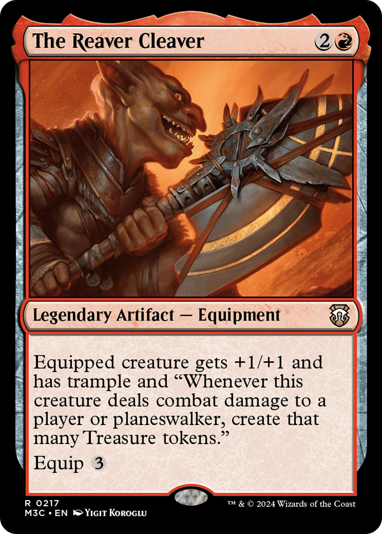 The Reaver Cleaver (Ripple Foil) [Modern Horizons 3 Commander] | Good Games Cannington