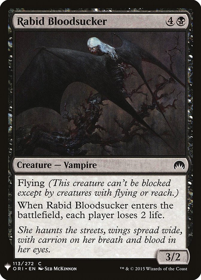 Rabid Bloodsucker [Mystery Booster] | Good Games Cannington