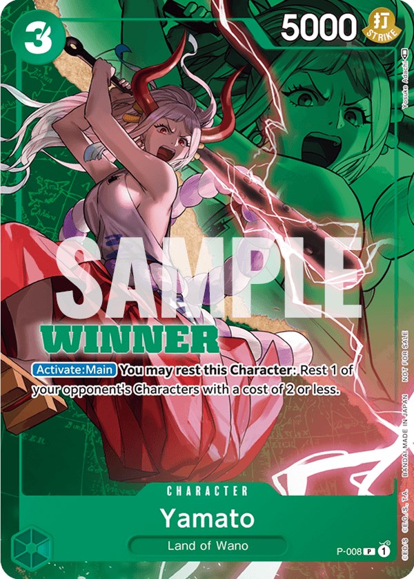 Yamato (P-008) (Winner Pack Vol. 1) [One Piece Promotion Cards] | Good Games Cannington
