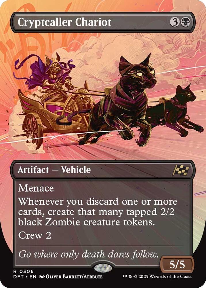 Cryptcaller Chariot 306/291 (Aetherdrift)  - Borderless | Good Games Cannington