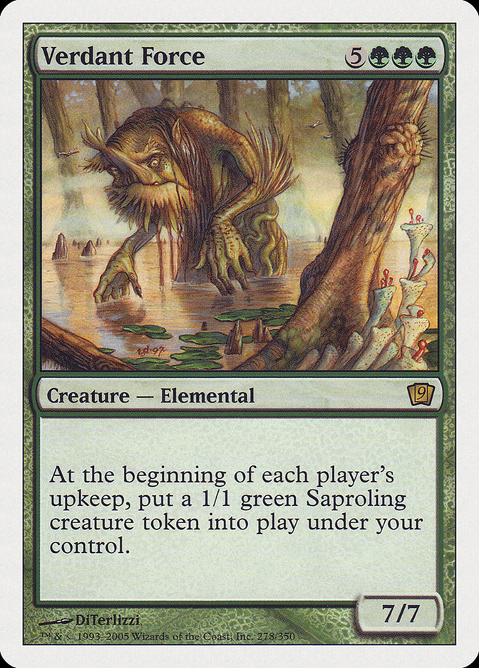 Verdant Force (9th Edition) [Oversize Cards] | Good Games Cannington