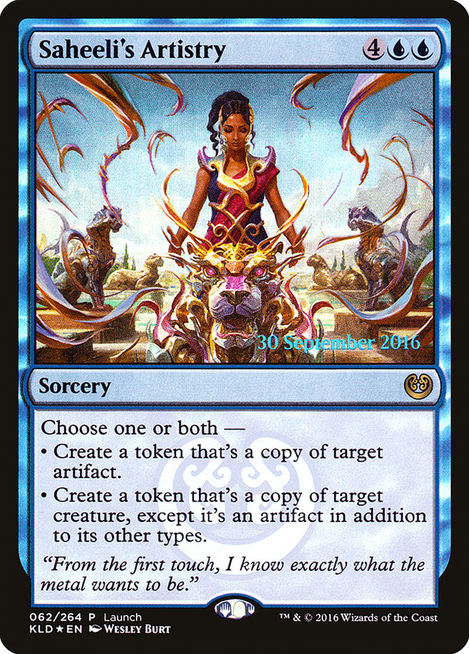 Saheeli's Artistry (Launch) [Kaladesh Promos] | Good Games Cannington