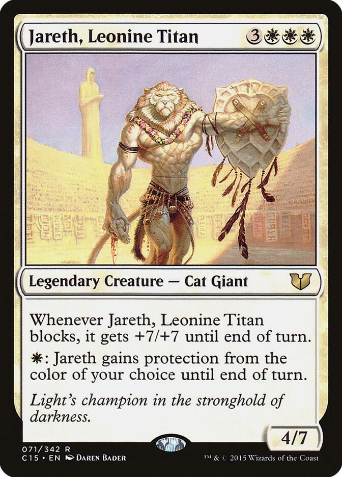 Jareth, Leonine Titan 71/342 (Commander 2015)  | Good Games Cannington